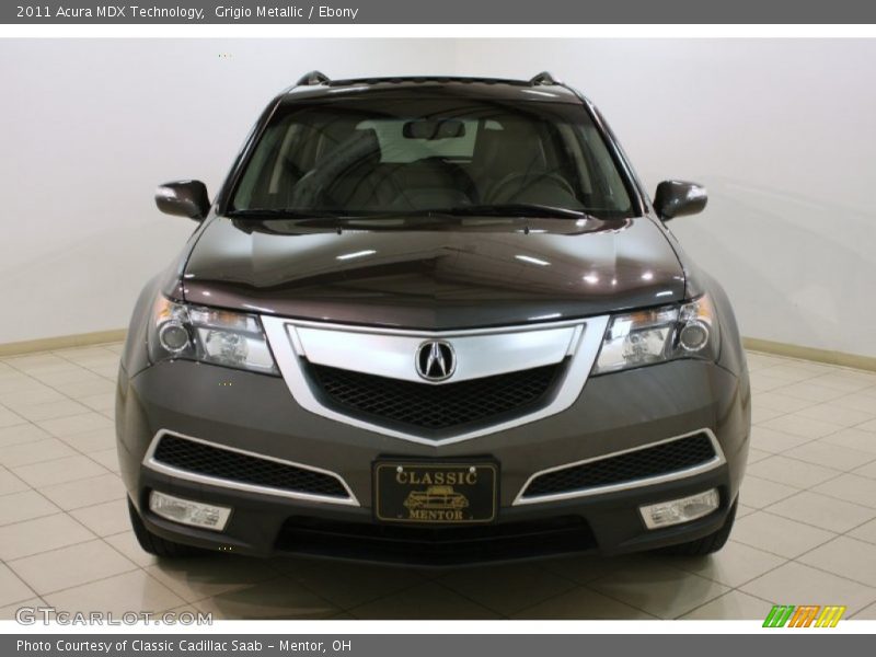 Grigio Metallic / Ebony 2011 Acura MDX Technology