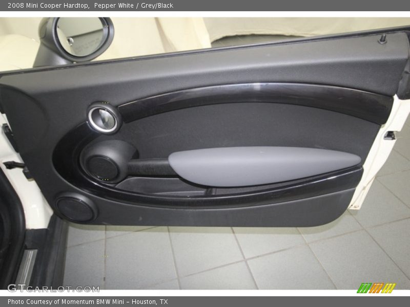 Pepper White / Grey/Black 2008 Mini Cooper Hardtop