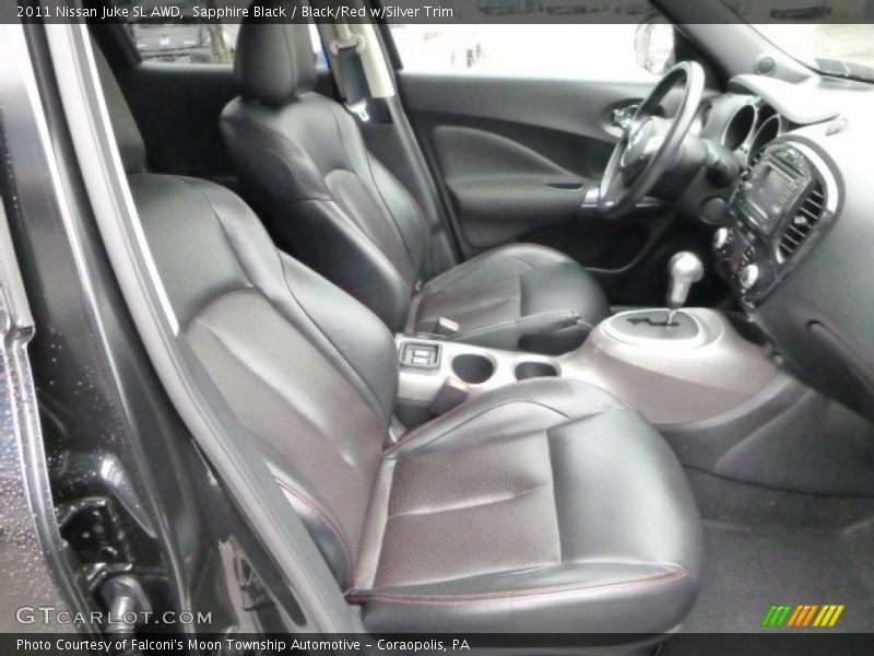 Sapphire Black / Black/Red w/Silver Trim 2011 Nissan Juke SL AWD