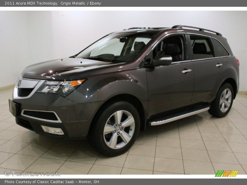 Grigio Metallic / Ebony 2011 Acura MDX Technology