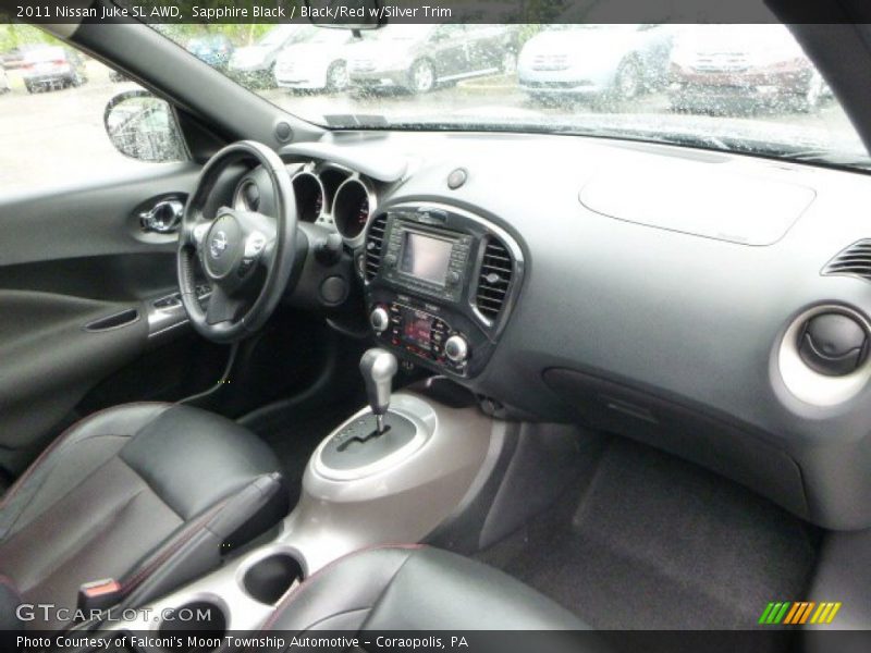 Sapphire Black / Black/Red w/Silver Trim 2011 Nissan Juke SL AWD