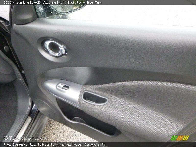 Sapphire Black / Black/Red w/Silver Trim 2011 Nissan Juke SL AWD