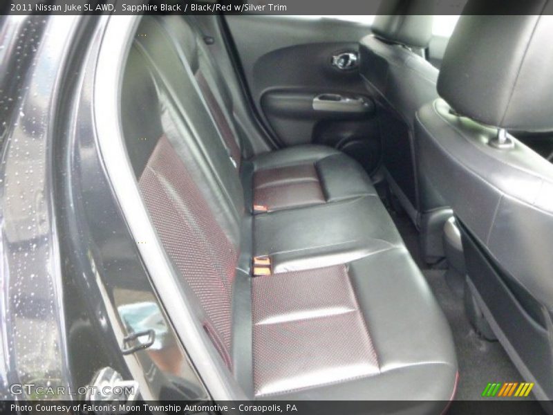Sapphire Black / Black/Red w/Silver Trim 2011 Nissan Juke SL AWD