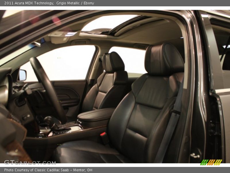 Grigio Metallic / Ebony 2011 Acura MDX Technology