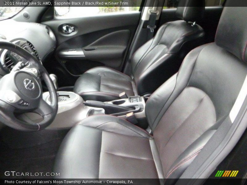 Sapphire Black / Black/Red w/Silver Trim 2011 Nissan Juke SL AWD