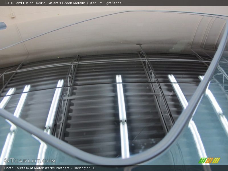 Atlantis Green Metallic / Medium Light Stone 2010 Ford Fusion Hybrid