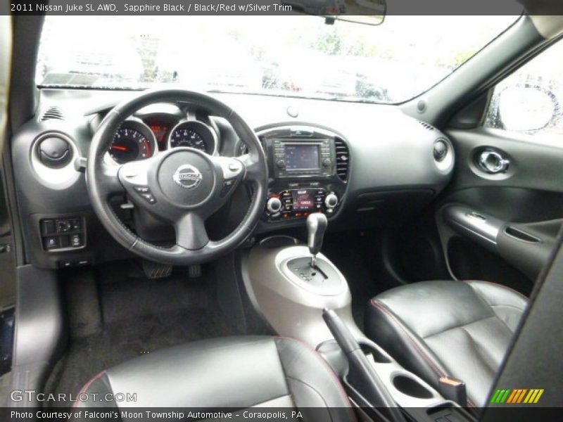 Sapphire Black / Black/Red w/Silver Trim 2011 Nissan Juke SL AWD