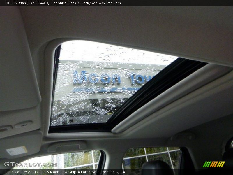Sapphire Black / Black/Red w/Silver Trim 2011 Nissan Juke SL AWD