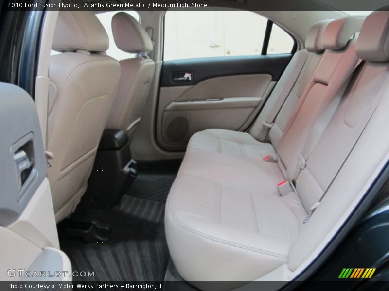 Atlantis Green Metallic / Medium Light Stone 2010 Ford Fusion Hybrid