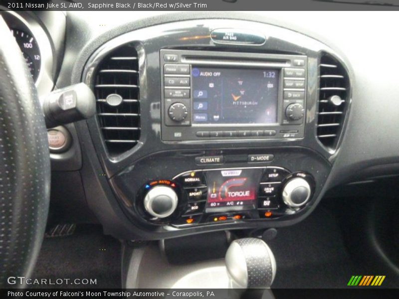 Sapphire Black / Black/Red w/Silver Trim 2011 Nissan Juke SL AWD