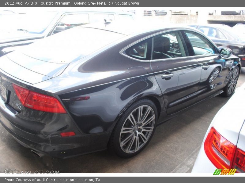 Oolong Grey Metallic / Nougat Brown 2012 Audi A7 3.0T quattro Premium