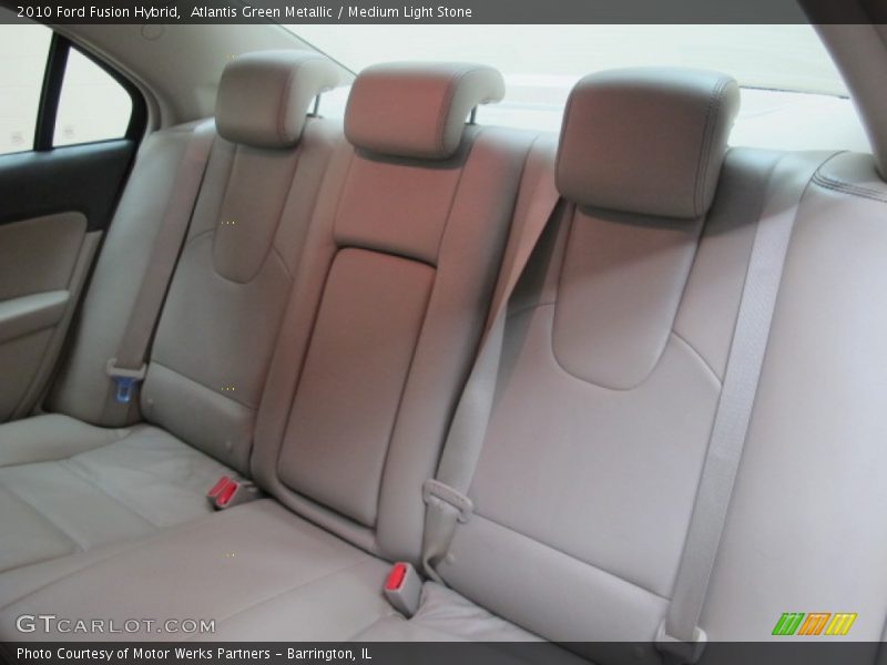 Atlantis Green Metallic / Medium Light Stone 2010 Ford Fusion Hybrid