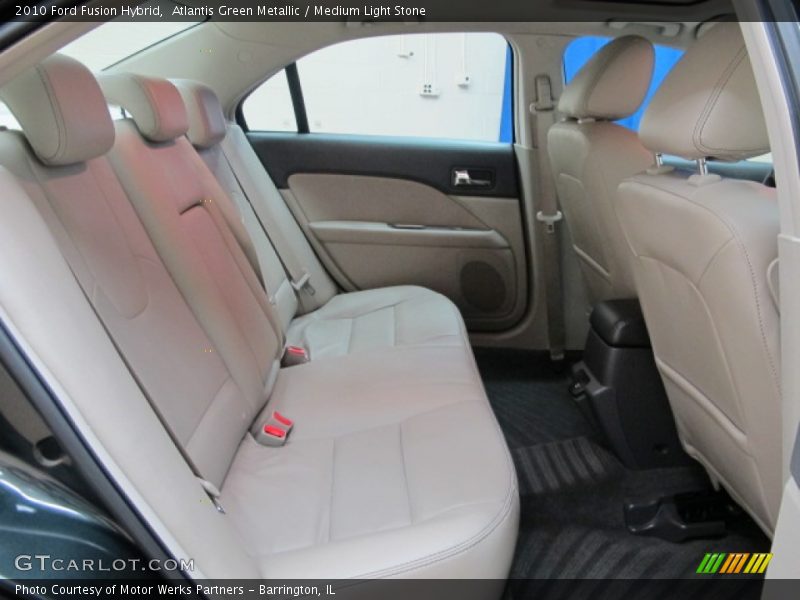 Atlantis Green Metallic / Medium Light Stone 2010 Ford Fusion Hybrid