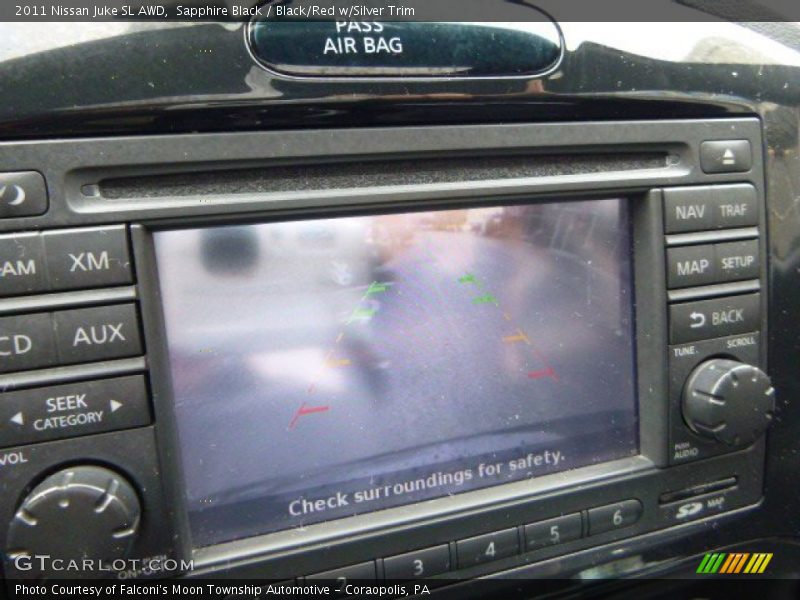 Sapphire Black / Black/Red w/Silver Trim 2011 Nissan Juke SL AWD