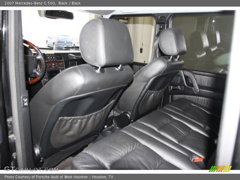 Rear Seat of 2007 G 500