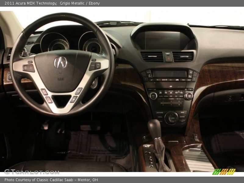 Grigio Metallic / Ebony 2011 Acura MDX Technology