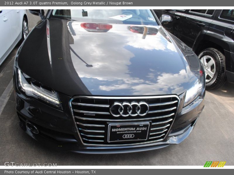 Oolong Grey Metallic / Nougat Brown 2012 Audi A7 3.0T quattro Premium
