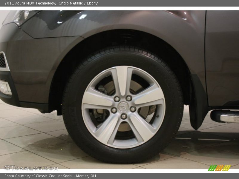Grigio Metallic / Ebony 2011 Acura MDX Technology