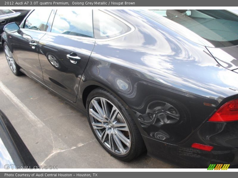 Oolong Grey Metallic / Nougat Brown 2012 Audi A7 3.0T quattro Premium