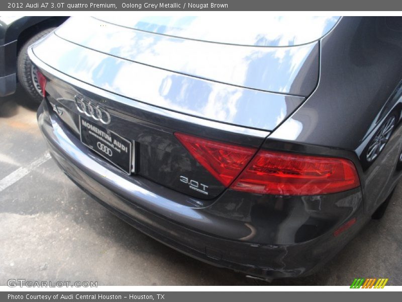 Oolong Grey Metallic / Nougat Brown 2012 Audi A7 3.0T quattro Premium