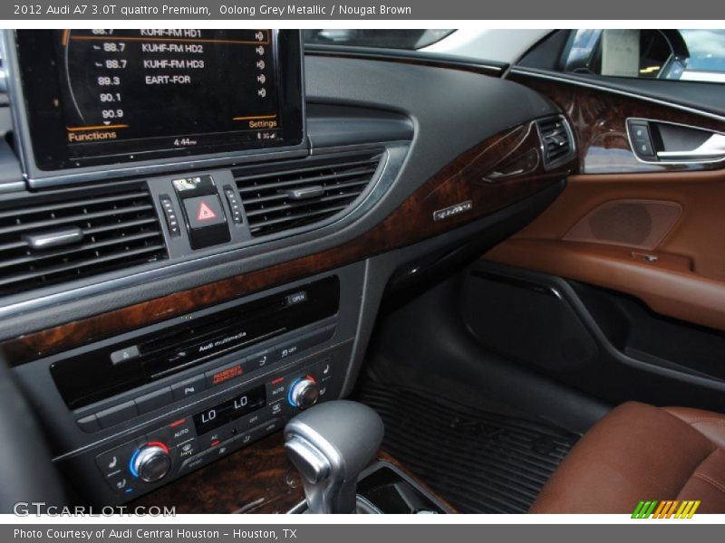 Oolong Grey Metallic / Nougat Brown 2012 Audi A7 3.0T quattro Premium