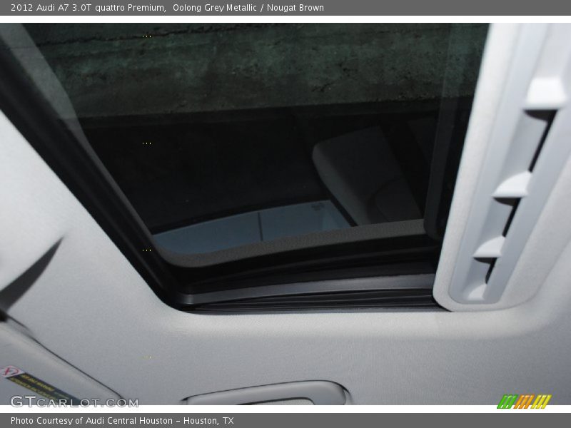 Oolong Grey Metallic / Nougat Brown 2012 Audi A7 3.0T quattro Premium