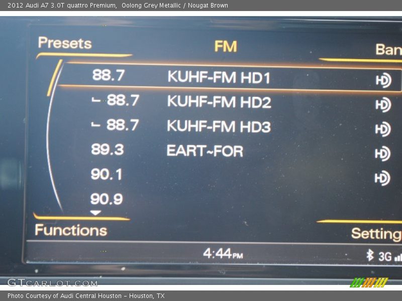 Oolong Grey Metallic / Nougat Brown 2012 Audi A7 3.0T quattro Premium