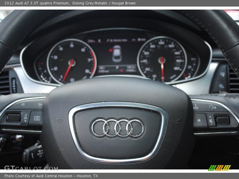 Oolong Grey Metallic / Nougat Brown 2012 Audi A7 3.0T quattro Premium