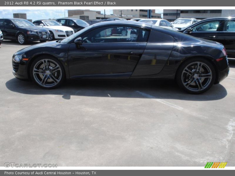 Phantom Black Pearl Effect / Black 2012 Audi R8 4.2 FSI quattro