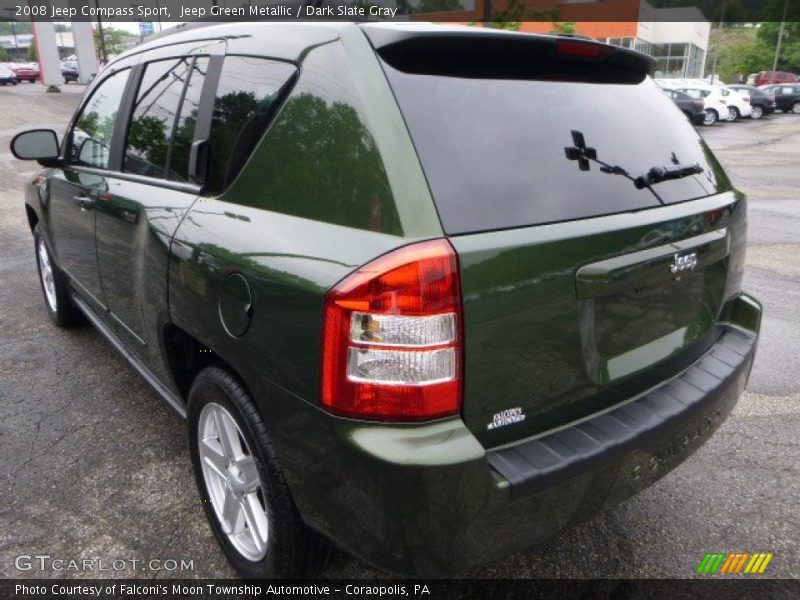 Jeep Green Metallic / Dark Slate Gray 2008 Jeep Compass Sport