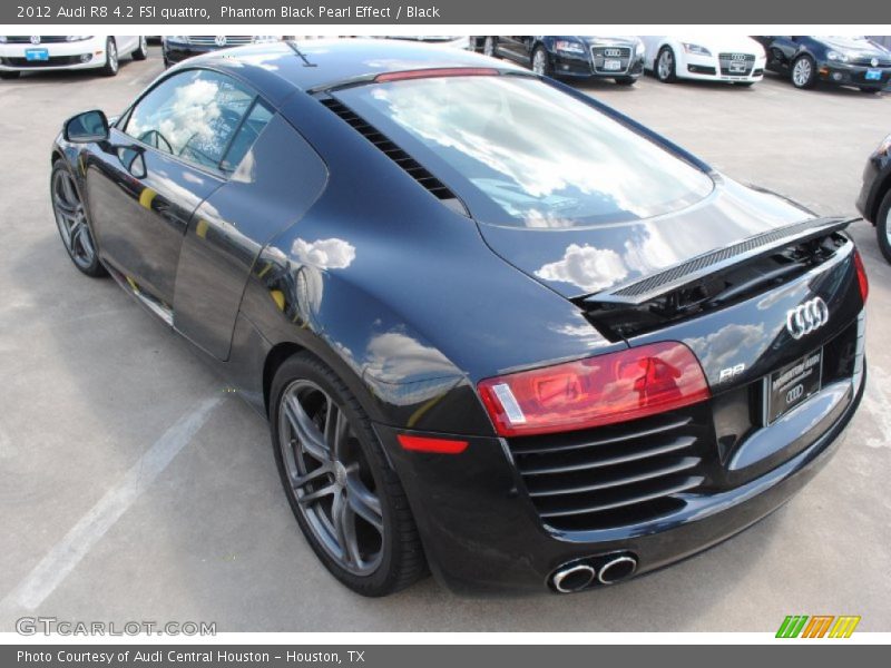 Phantom Black Pearl Effect / Black 2012 Audi R8 4.2 FSI quattro
