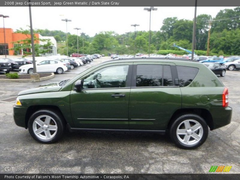 Jeep Green Metallic / Dark Slate Gray 2008 Jeep Compass Sport