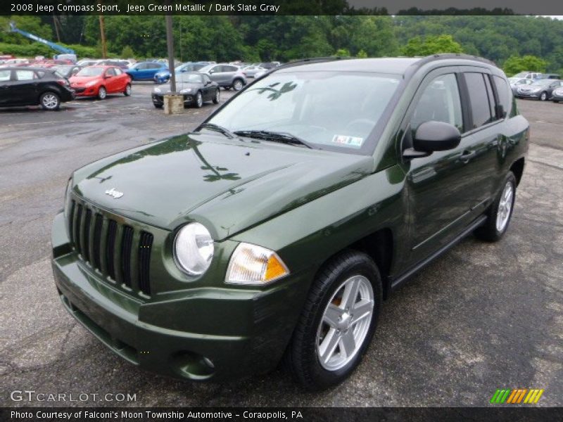 Jeep Green Metallic / Dark Slate Gray 2008 Jeep Compass Sport