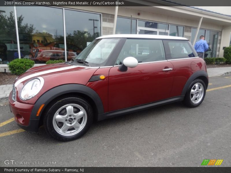 Nightfire Red Metallic / Grey/Carbon Black 2007 Mini Cooper Hardtop