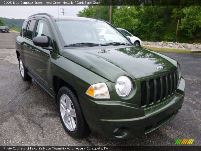 Jeep Green Metallic / Dark Slate Gray 2008 Jeep Compass Sport