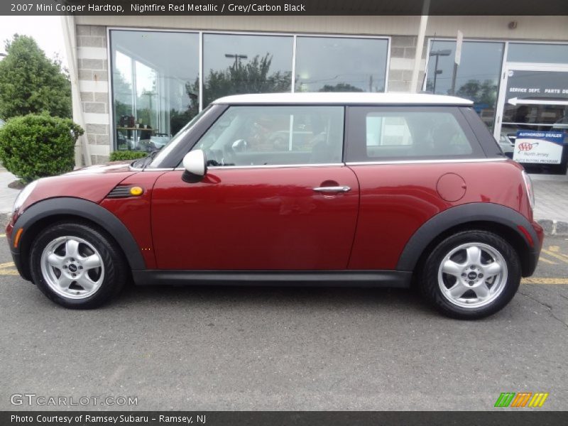 Nightfire Red Metallic / Grey/Carbon Black 2007 Mini Cooper Hardtop