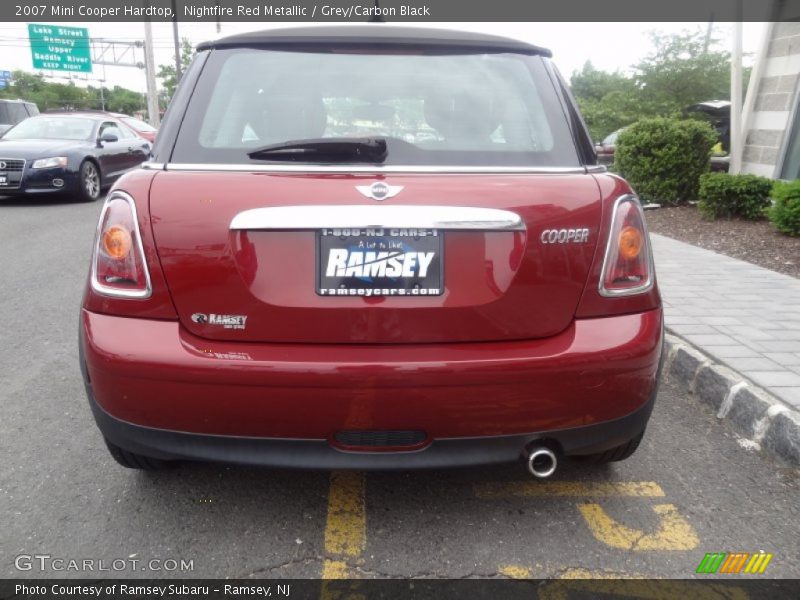 Nightfire Red Metallic / Grey/Carbon Black 2007 Mini Cooper Hardtop