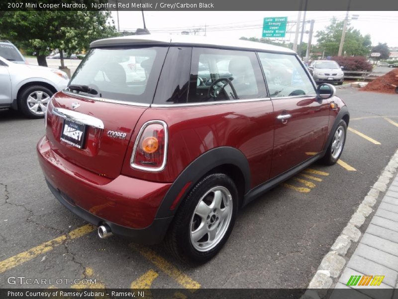 Nightfire Red Metallic / Grey/Carbon Black 2007 Mini Cooper Hardtop