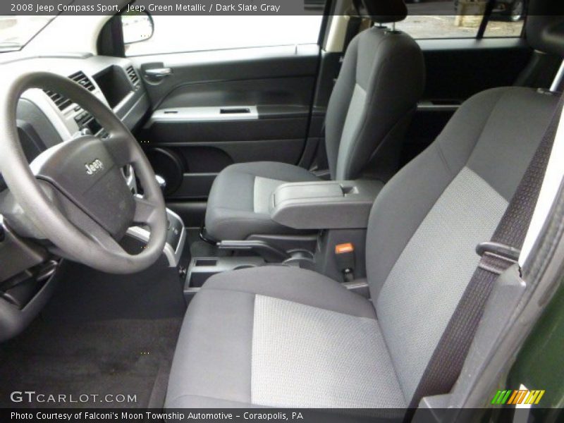 Jeep Green Metallic / Dark Slate Gray 2008 Jeep Compass Sport