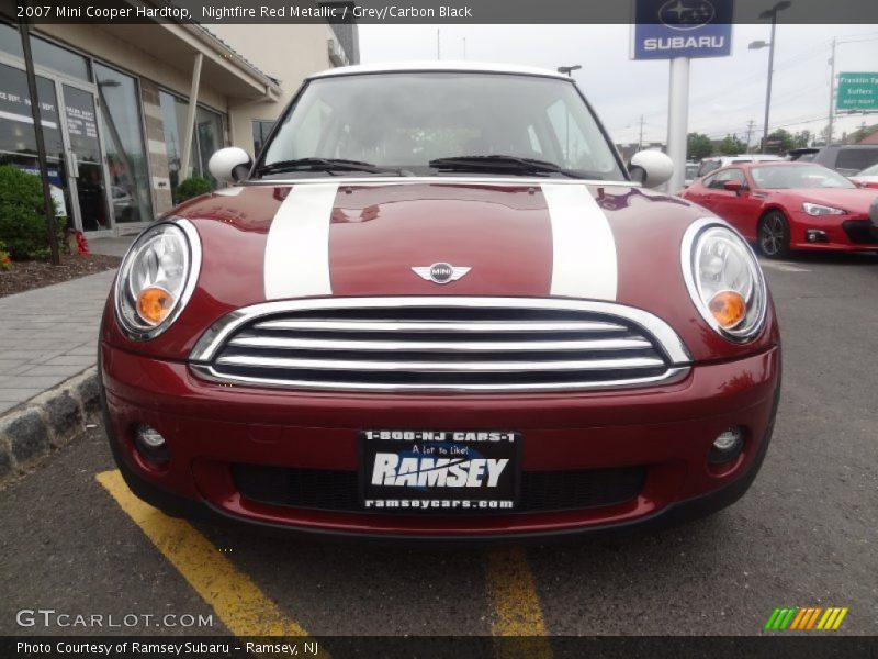 Nightfire Red Metallic / Grey/Carbon Black 2007 Mini Cooper Hardtop