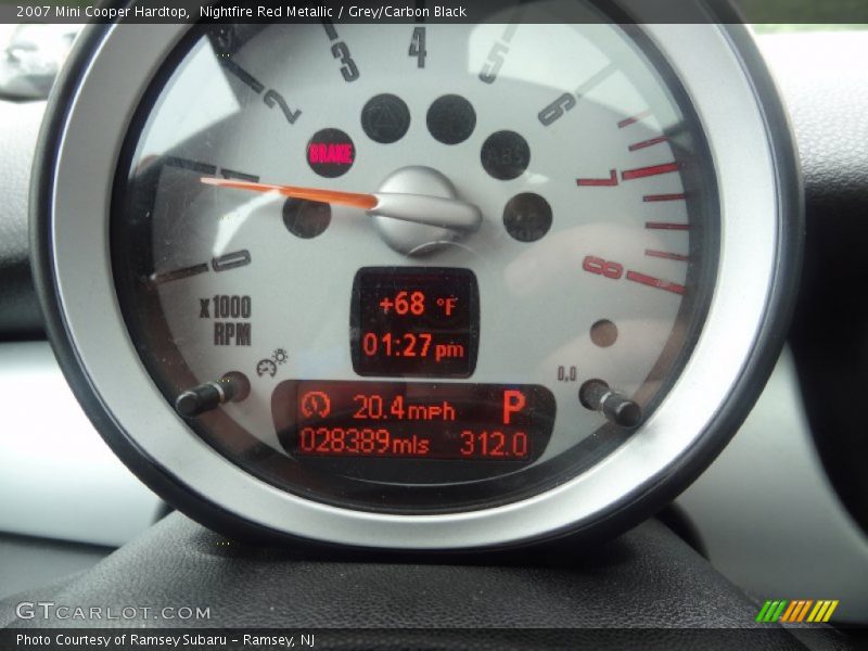 Nightfire Red Metallic / Grey/Carbon Black 2007 Mini Cooper Hardtop