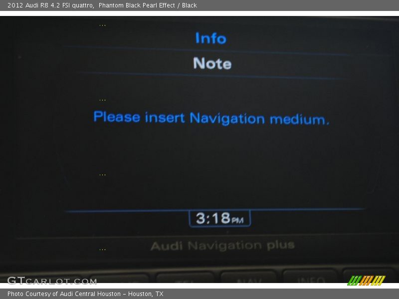 Phantom Black Pearl Effect / Black 2012 Audi R8 4.2 FSI quattro