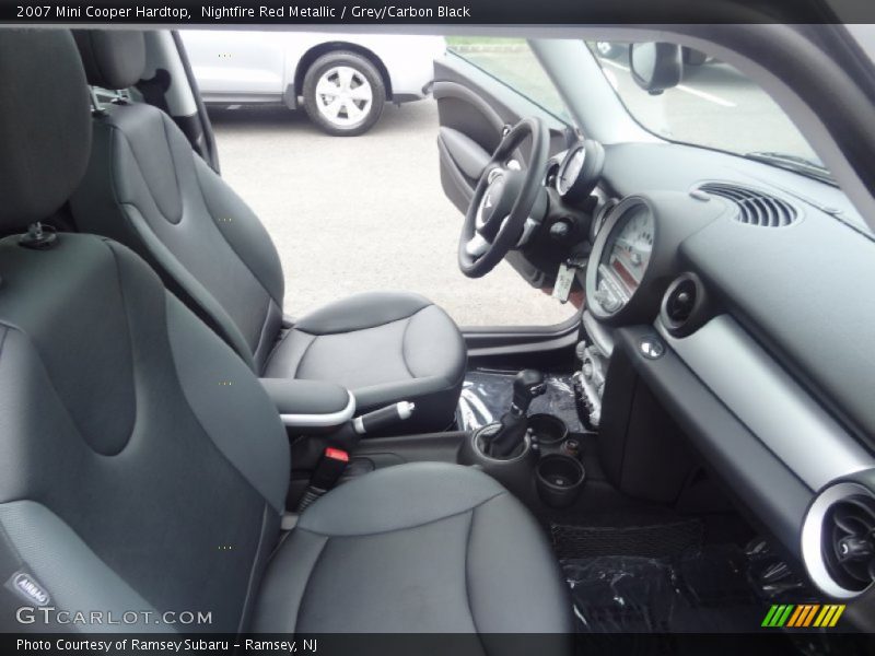 Nightfire Red Metallic / Grey/Carbon Black 2007 Mini Cooper Hardtop