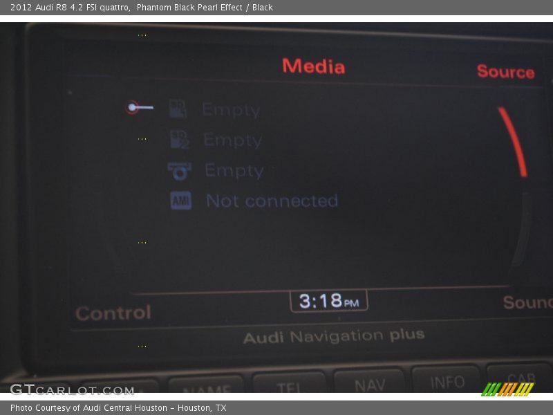 Phantom Black Pearl Effect / Black 2012 Audi R8 4.2 FSI quattro