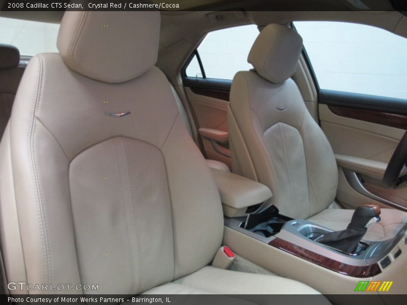 Crystal Red / Cashmere/Cocoa 2008 Cadillac CTS Sedan