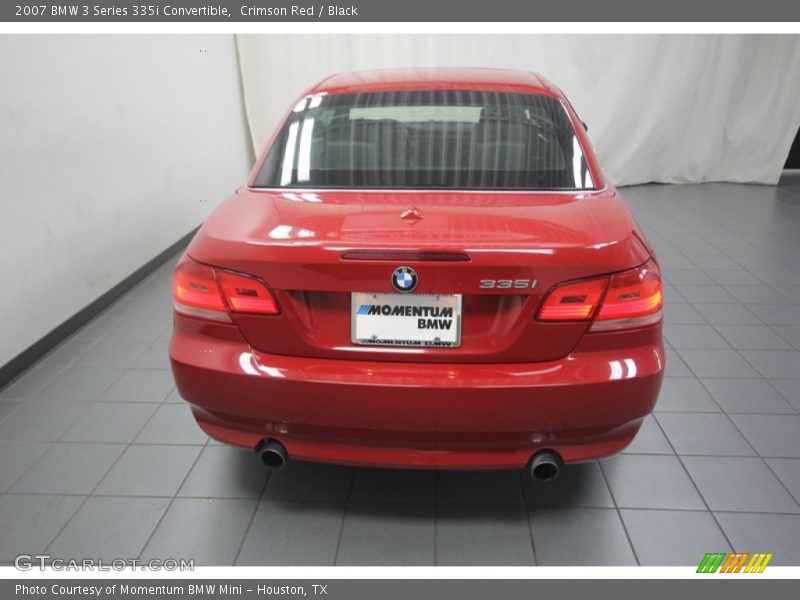 Crimson Red / Black 2007 BMW 3 Series 335i Convertible