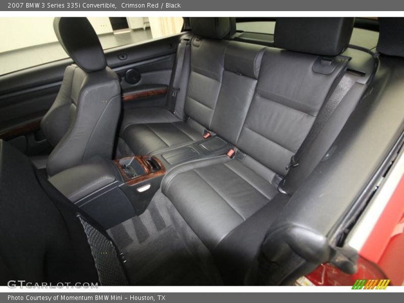 Rear Seat of 2007 3 Series 335i Convertible