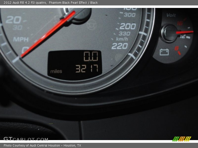 Phantom Black Pearl Effect / Black 2012 Audi R8 4.2 FSI quattro