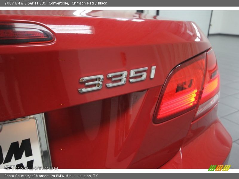 Crimson Red / Black 2007 BMW 3 Series 335i Convertible