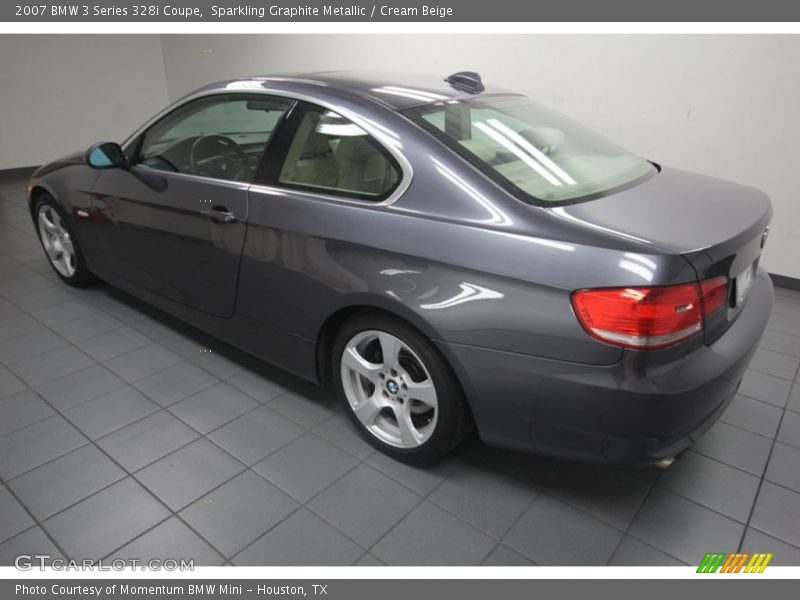 Sparkling Graphite Metallic / Cream Beige 2007 BMW 3 Series 328i Coupe
